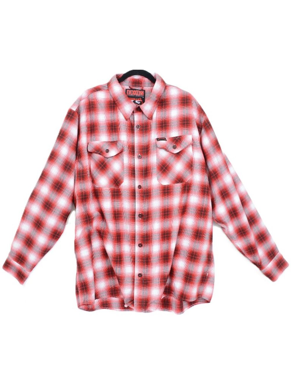 Dixxon Flannel METALLICA KILL 'Em ALL Mens 3X Red Black LS Button Down Plaid